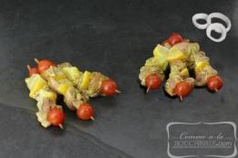 Mini-brochettes de poulet thym-citron (10 pièces)