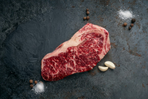 Faux-filet de bœuf Wagyu Kagoshima origine Japon