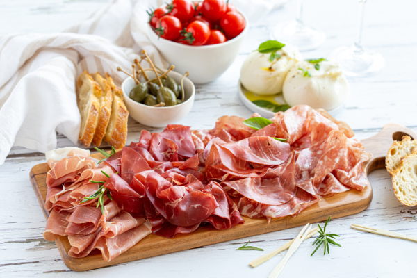 Achat Assortiment de charcuteries italiennes et Burrata en ligne